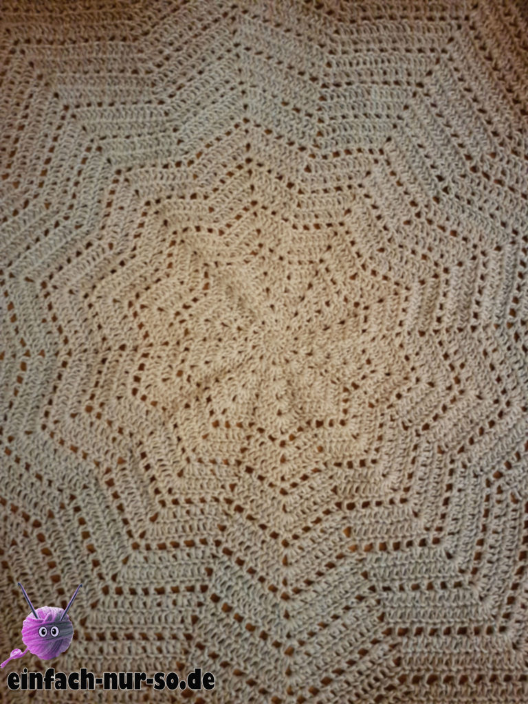 Sternensplitter Decke 10 zackige Sternendecke – Wollposie